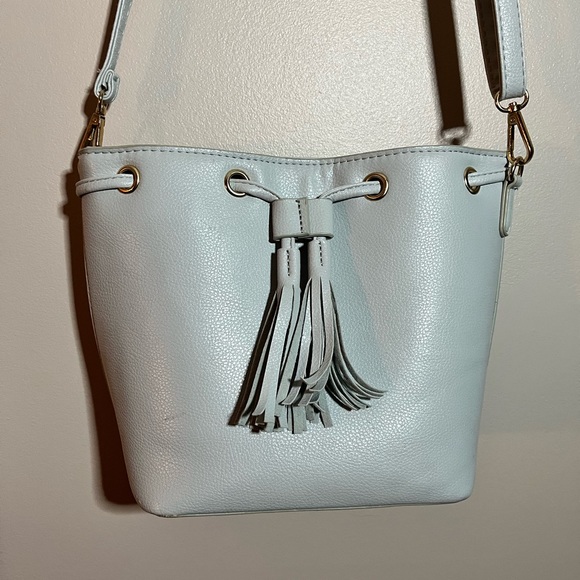 Blue cross body bag - Picture 3 of 8